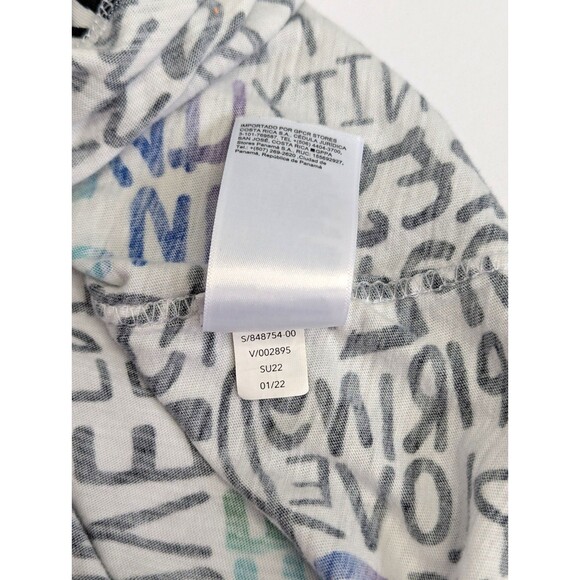 Athleta Womens Large Multi-Color Rainbow Pride Daily Relaxed Short Sleev T-Shirt - Picture 5 of 5